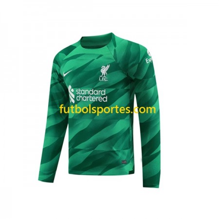 Camiseta Liverpool Portero Primera Equipación 2023/2024 Manga Larga